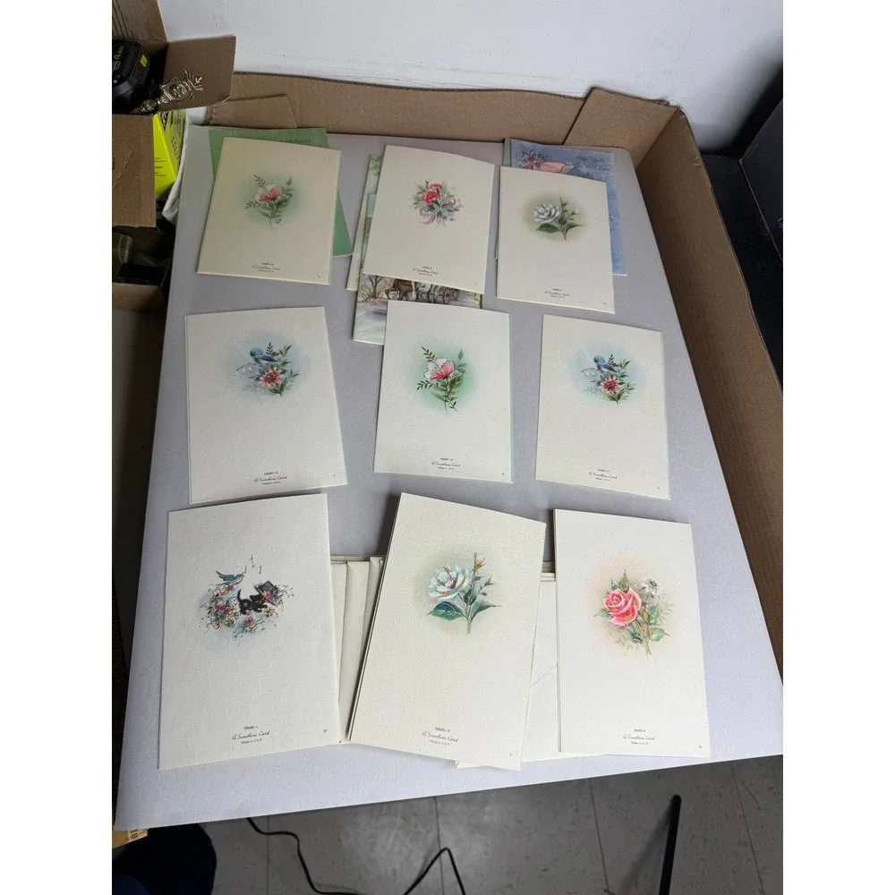 Vintage‎ Sunshine Greeting Cards Lot of 14 Unused Floral Birthday Get Well Baby